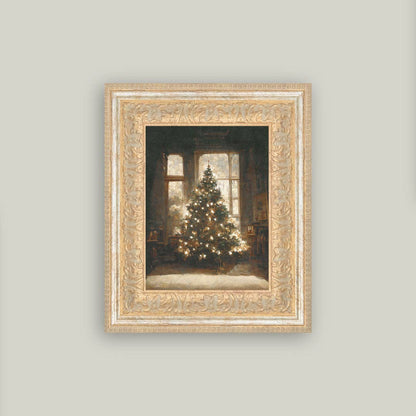 Glowing Christmas Tree Art