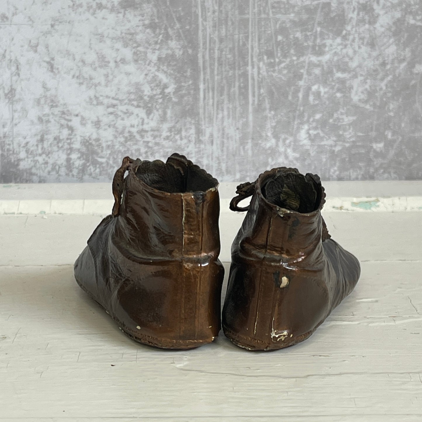 Bronzed Baby Booties