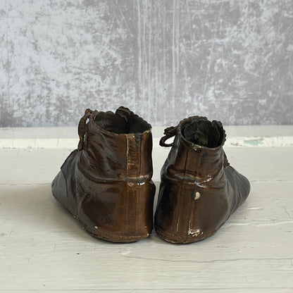 Bronzed Baby Booties