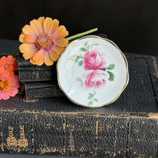 Rose Floral Butter Pat