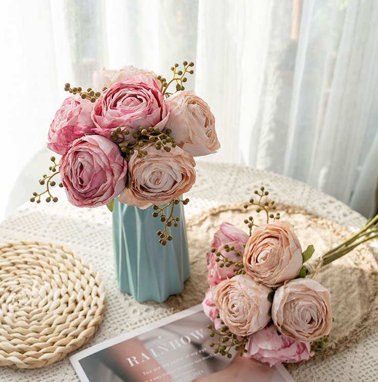 Silk Rose Bouquet - Mixed