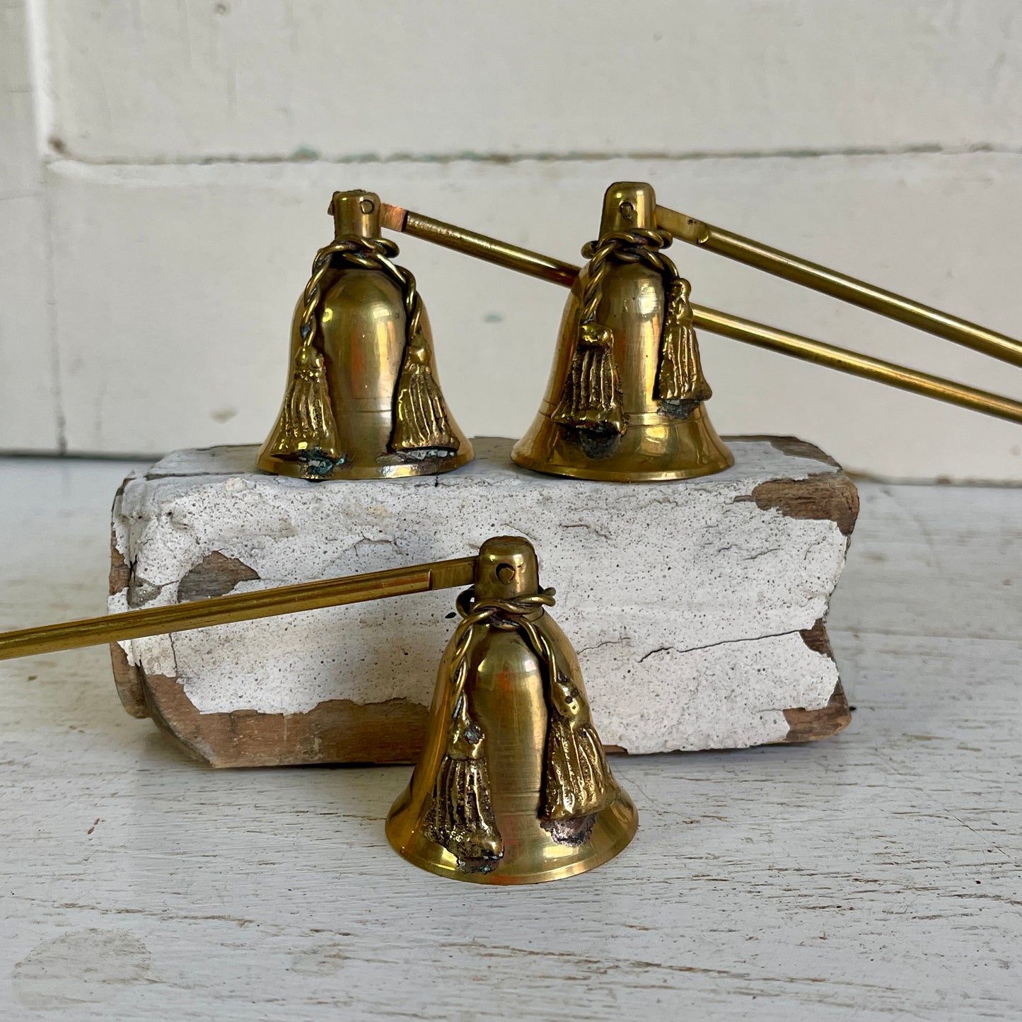 Brass Candle Snuffer - Tassels