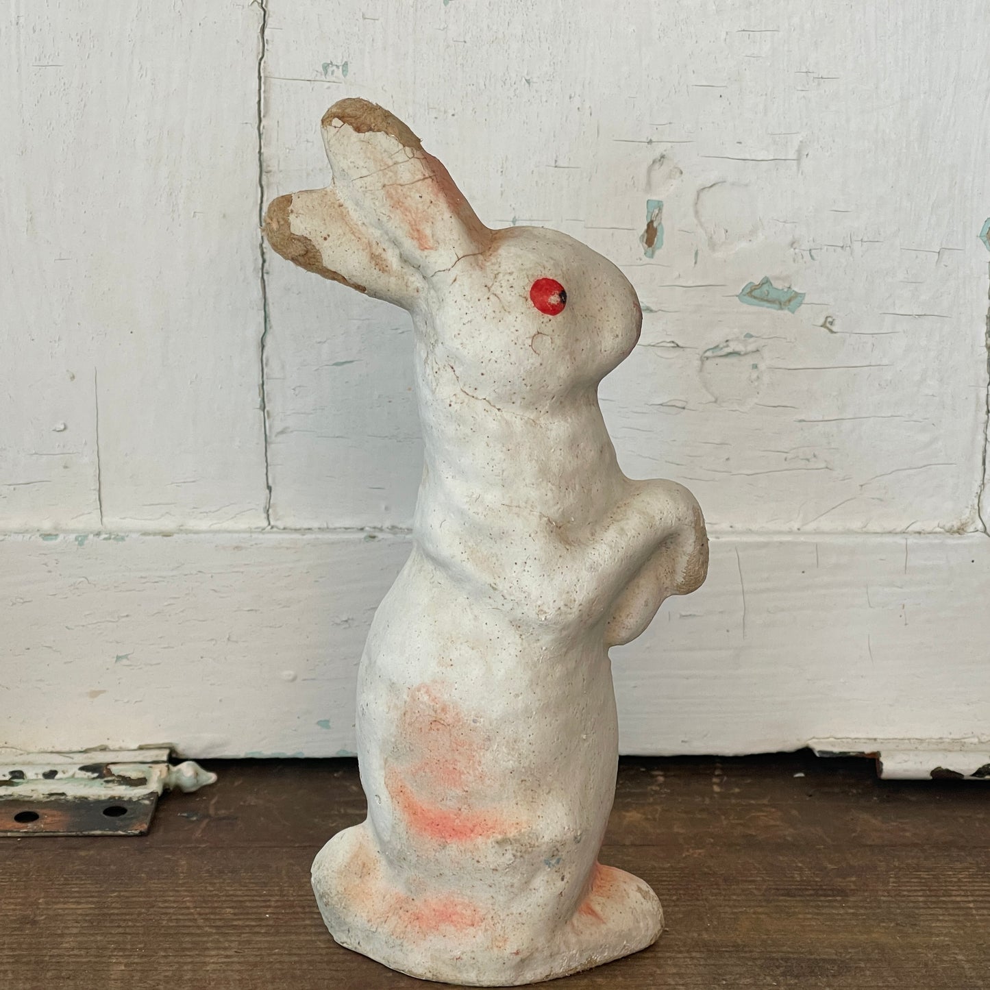 Vintage Papier-Mâché Easter Bunny Standing