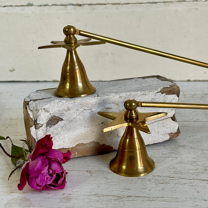 Brass Candle Snuffer - Star