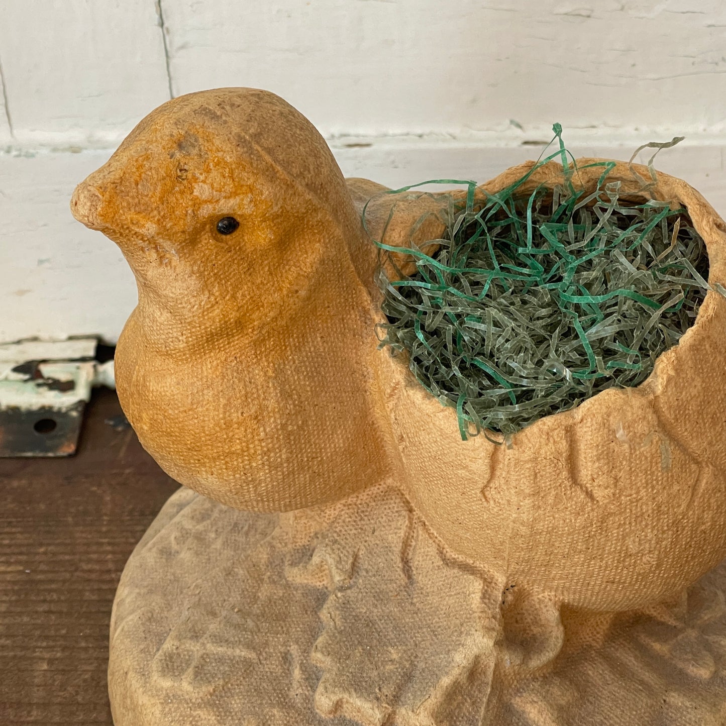 Antique Hatched Chick Candy Container