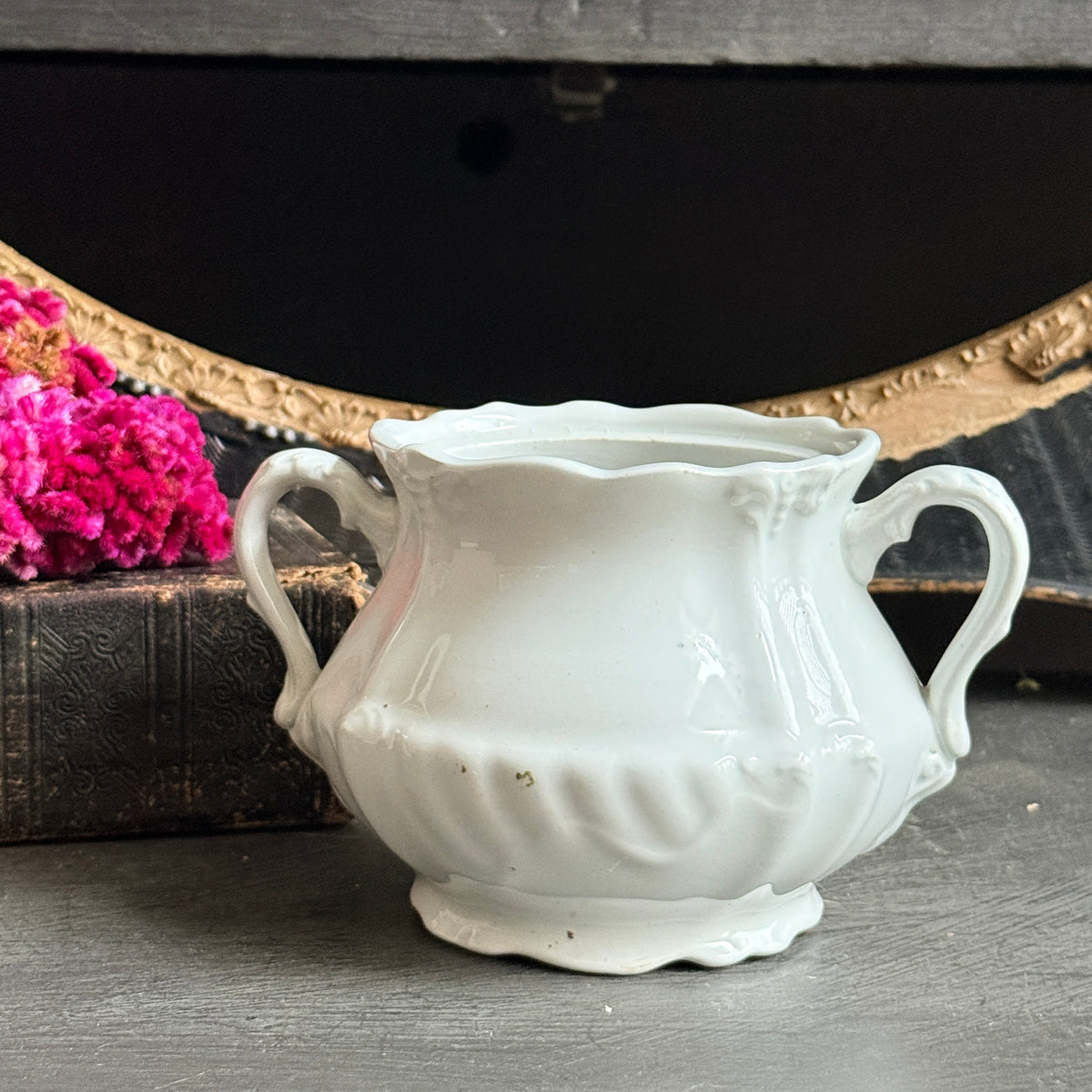 Ironstone Sugar Jar