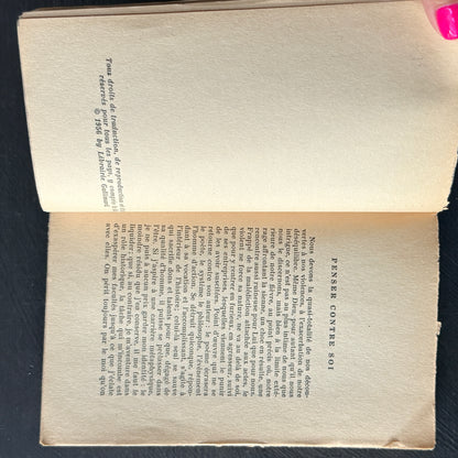 La Tentation d'exister by E.M. Cioran-1956 First Edition