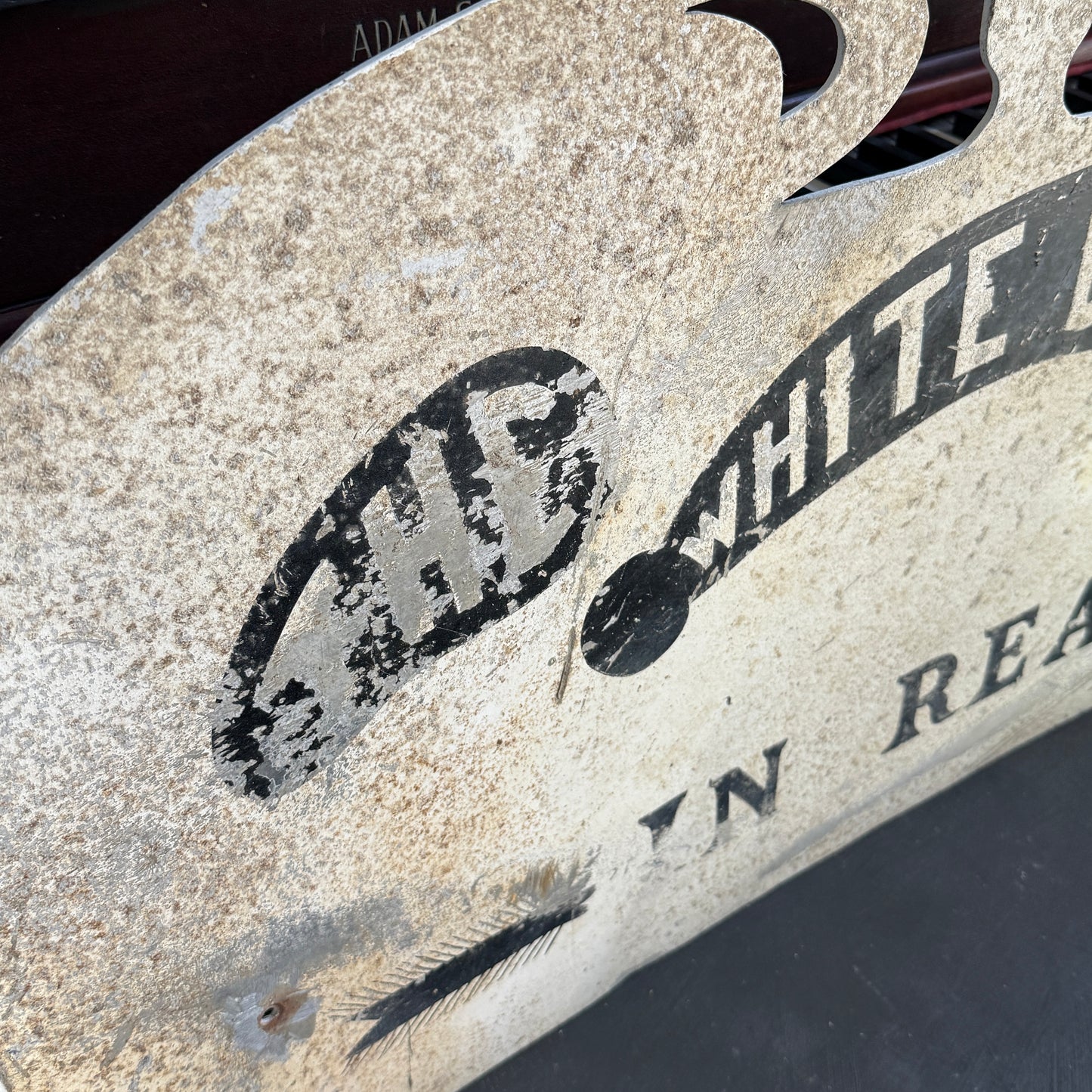 The White Barn Sign