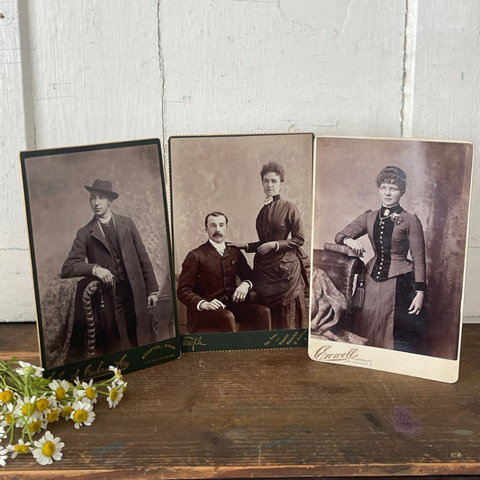 Antique Cabinet Card Collection