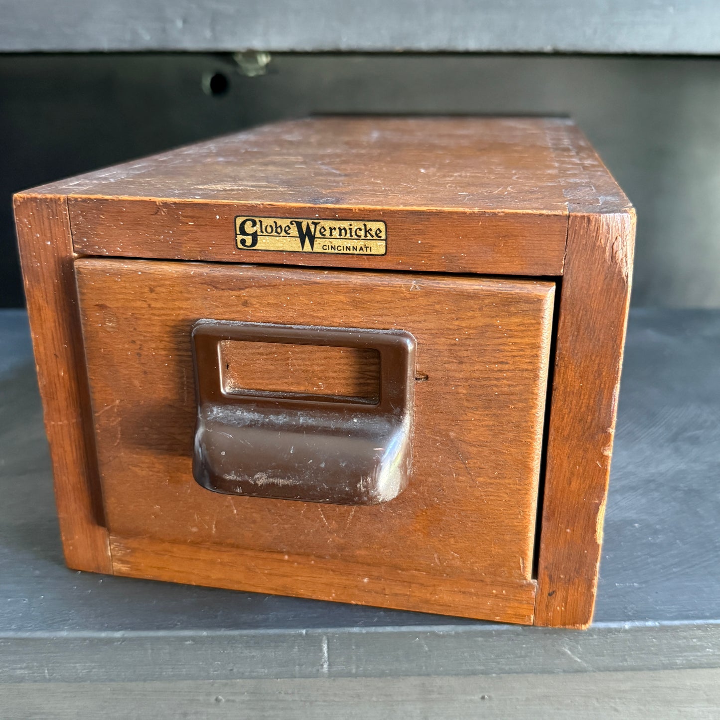 Vintage Card Catalog Drawer