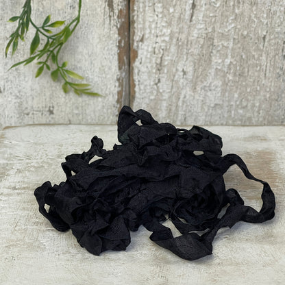 Crinkle Ribbon - Black