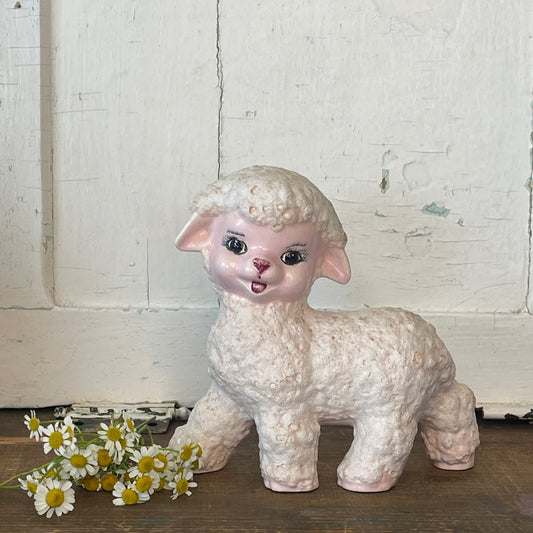 Ceramic Wooly Lamb