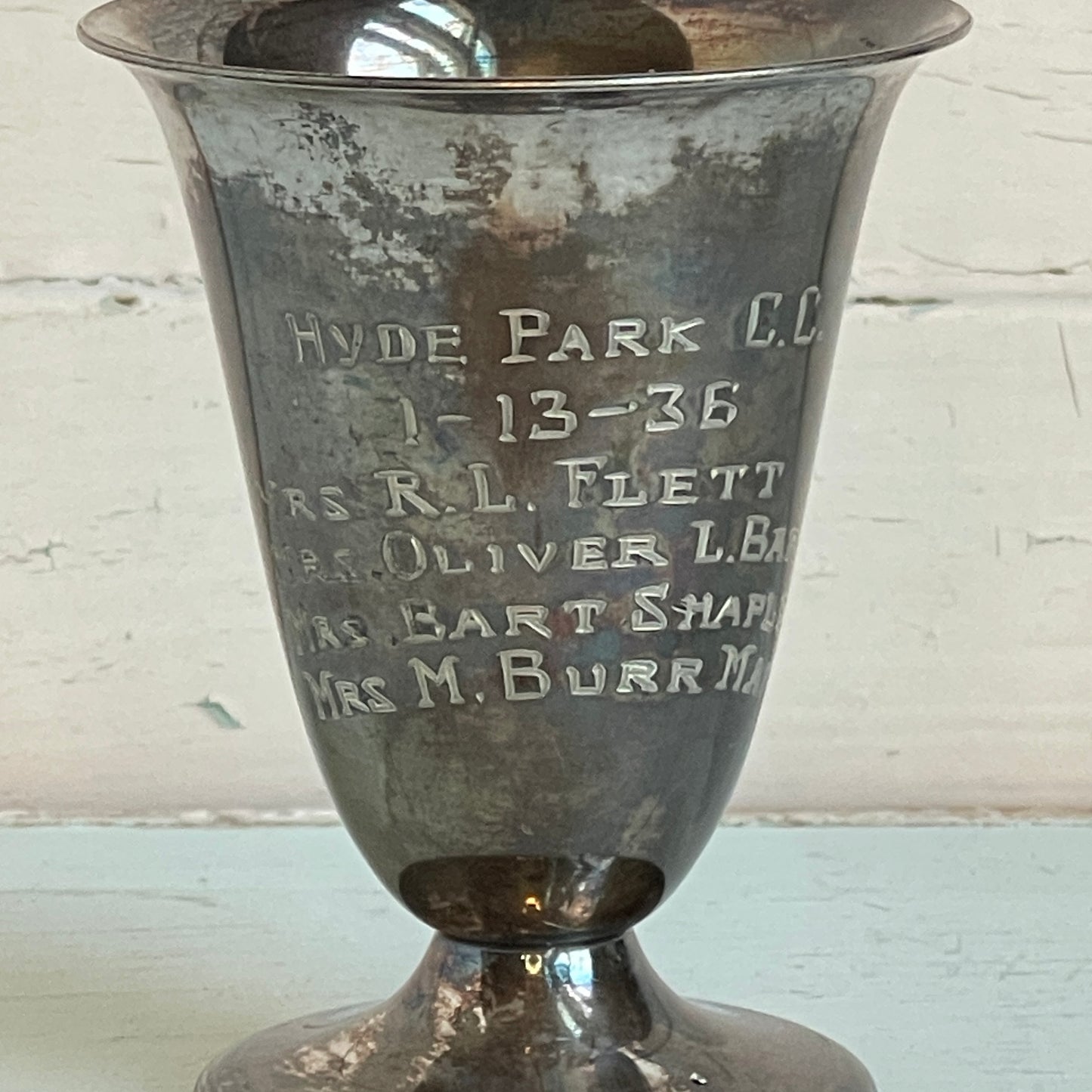 Vintage Country Club Trophy Cup