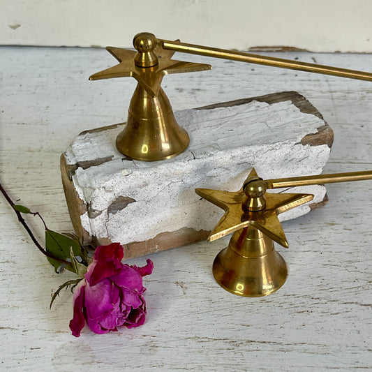 Brass Candle Snuffer - Star