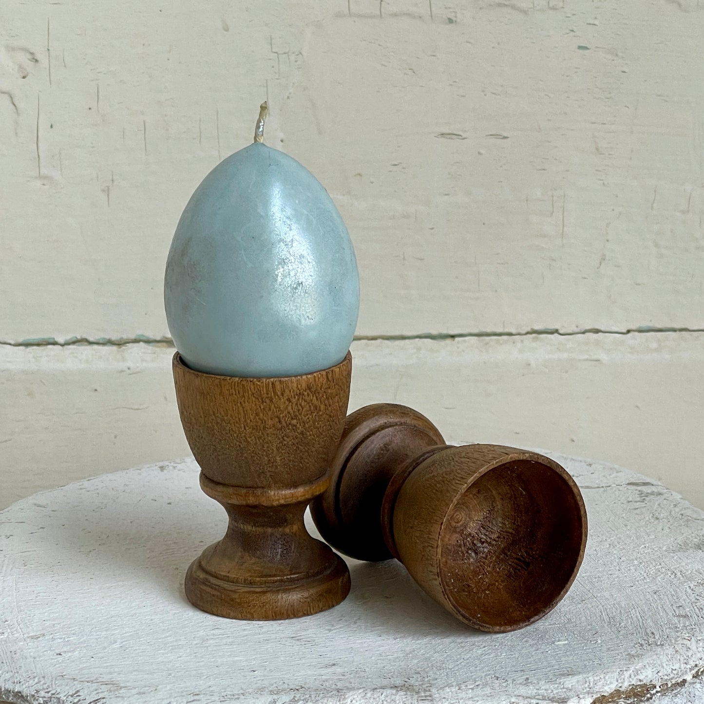 Wooden Egg Cups- Set of Two