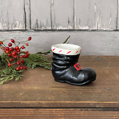 Ceramic Santa Boots