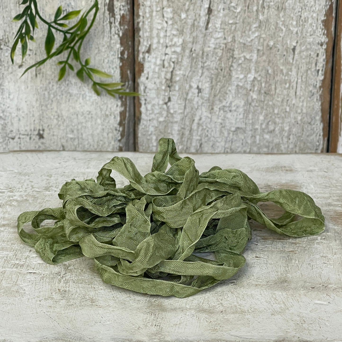 Crinkle Ribbon - Sage