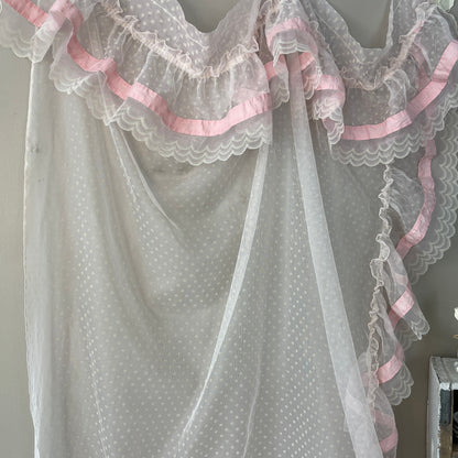 Vintage Pink Curtains