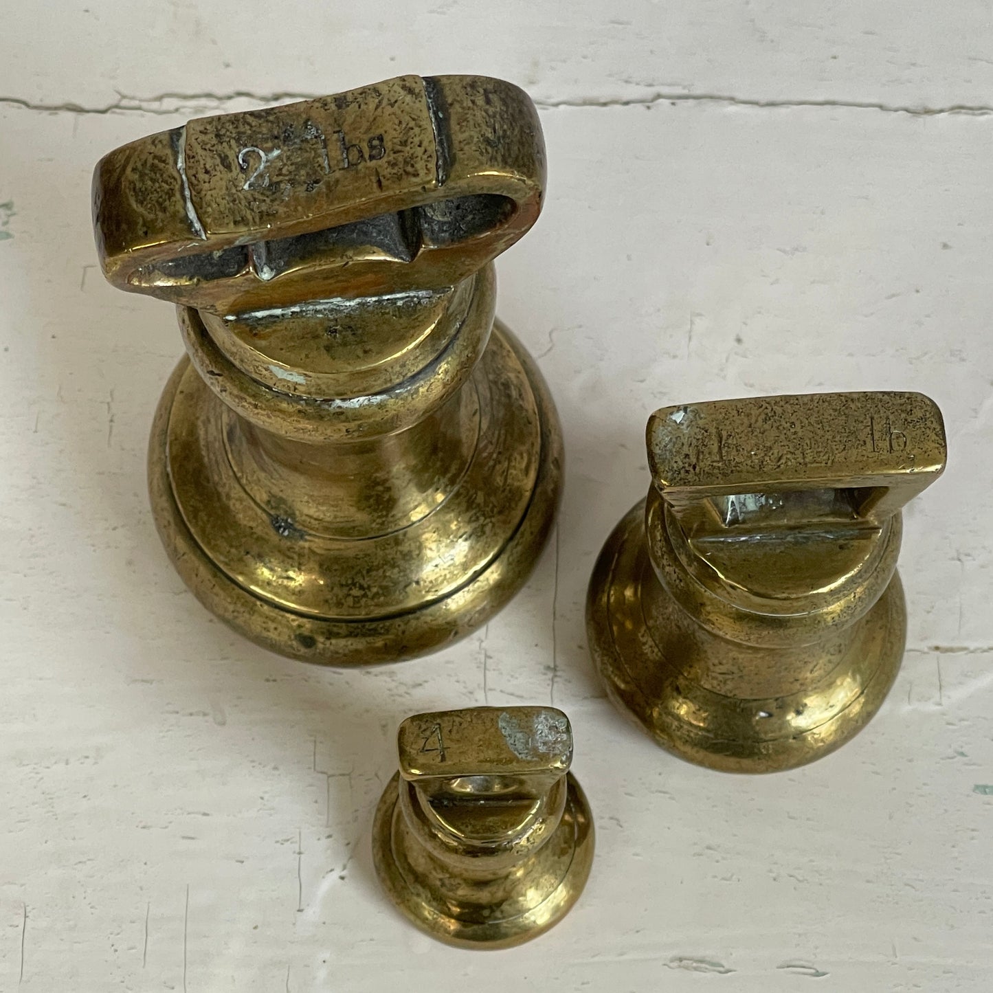 English Brass Bell Weights