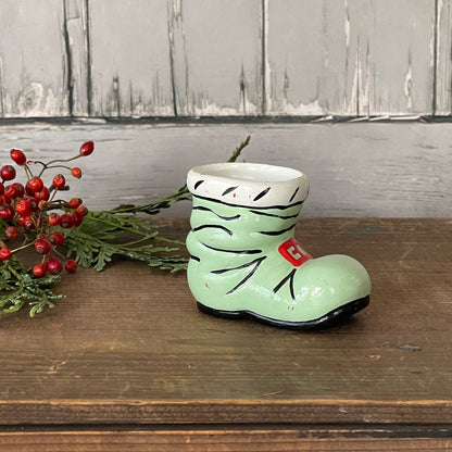 Ceramic Santa Boots