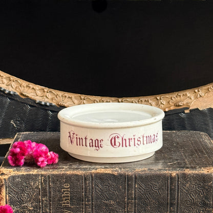 Vintage Christmas Ironstone Riser