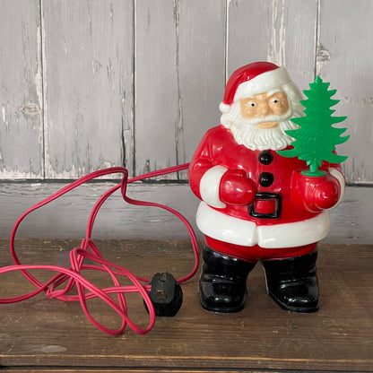 Light Up Santa Blow Mold