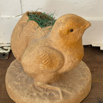 Antique Hatched Chick Candy Container