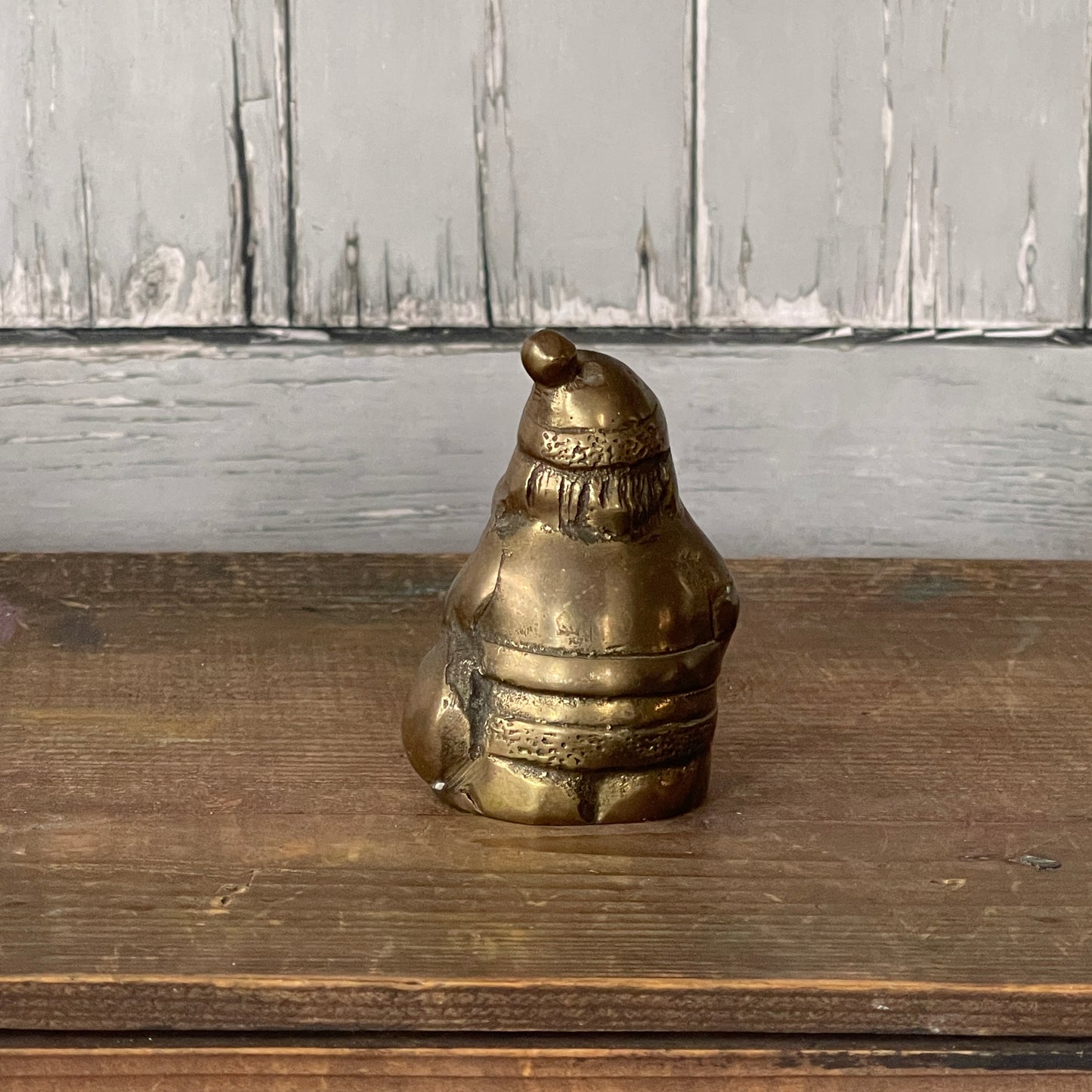 Vintage Brass Santa Claus