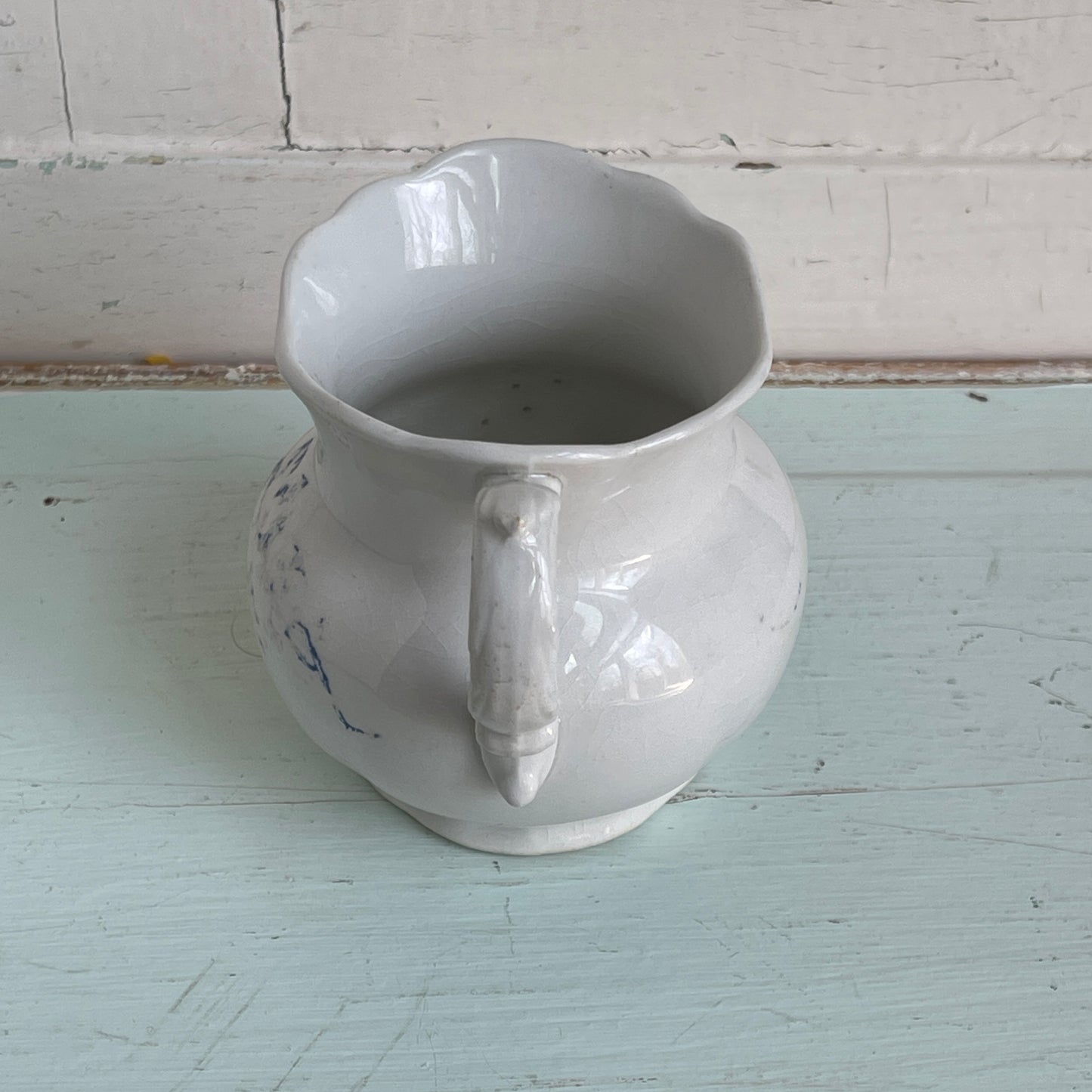 Victorian Dainty White Creamer