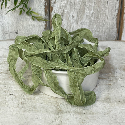 Crinkle Ribbon - Sage