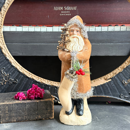 Fawn Velvet Belsnickle Santa