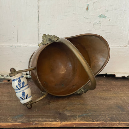 Copper Scuttle Bucket