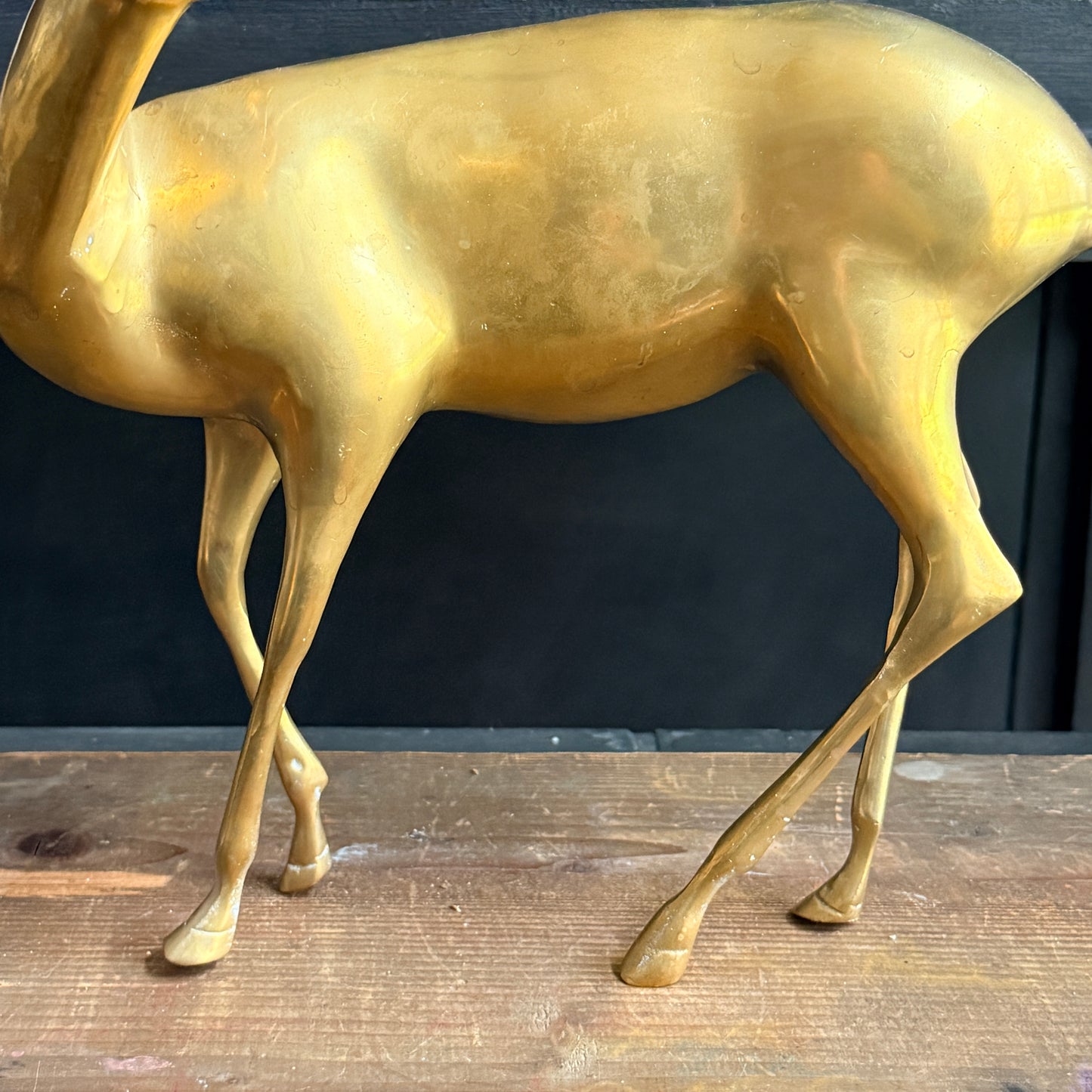 Vintage Brass Stag