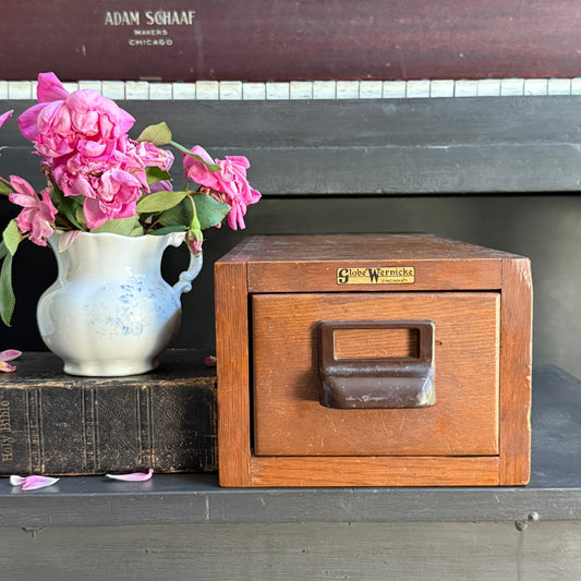 Vintage Card Catalog Drawer