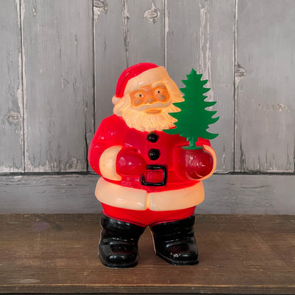 Light Up Santa Blow Mold