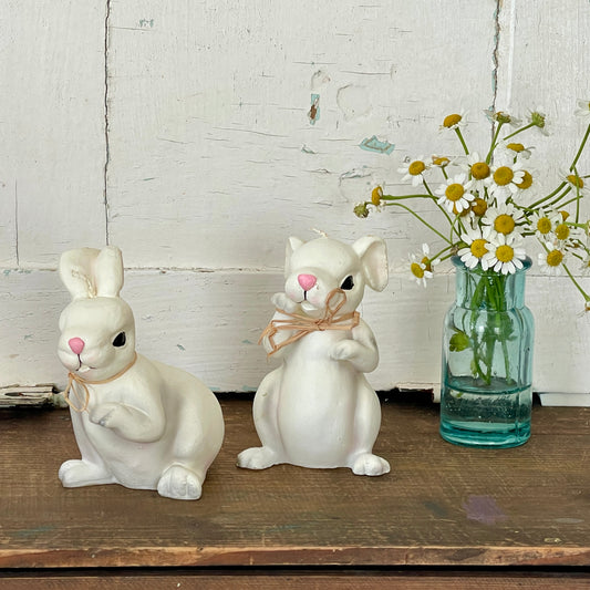 Vintage Easter Bunny Candles