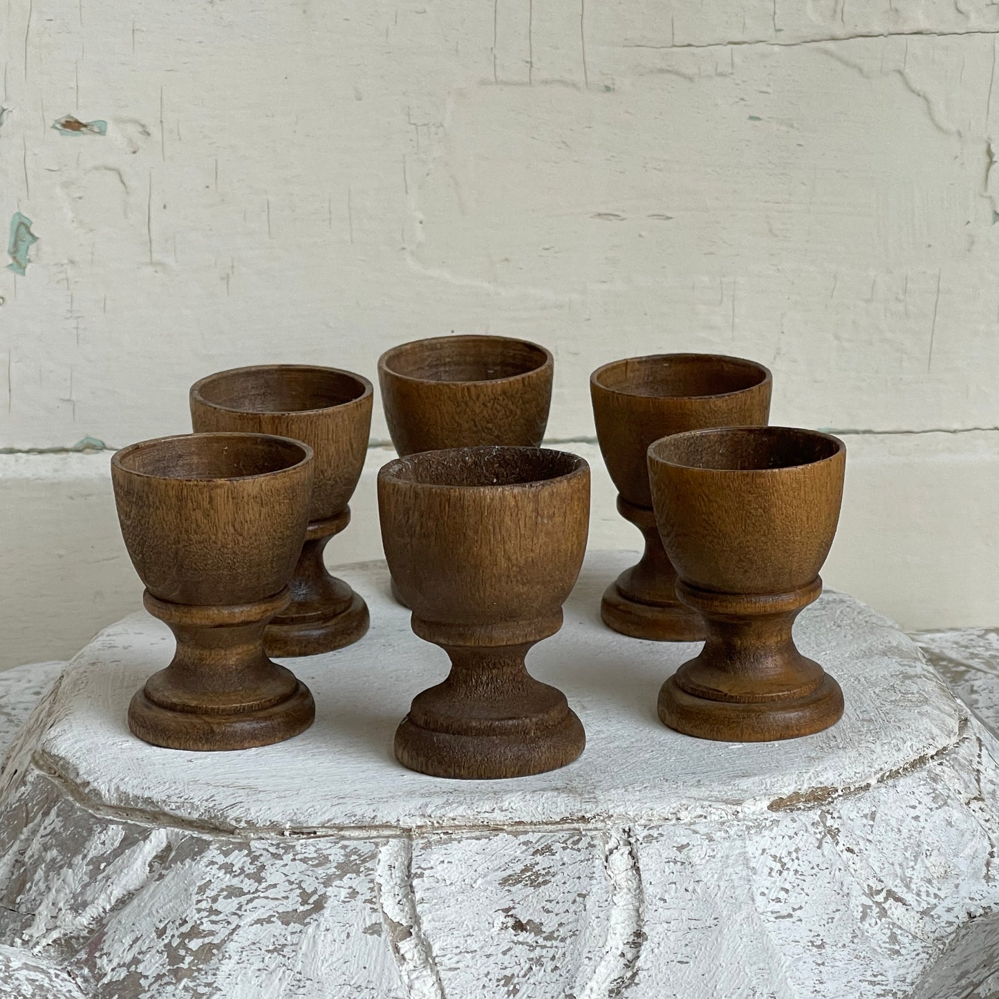 Wooden Egg Cups- Set of Two