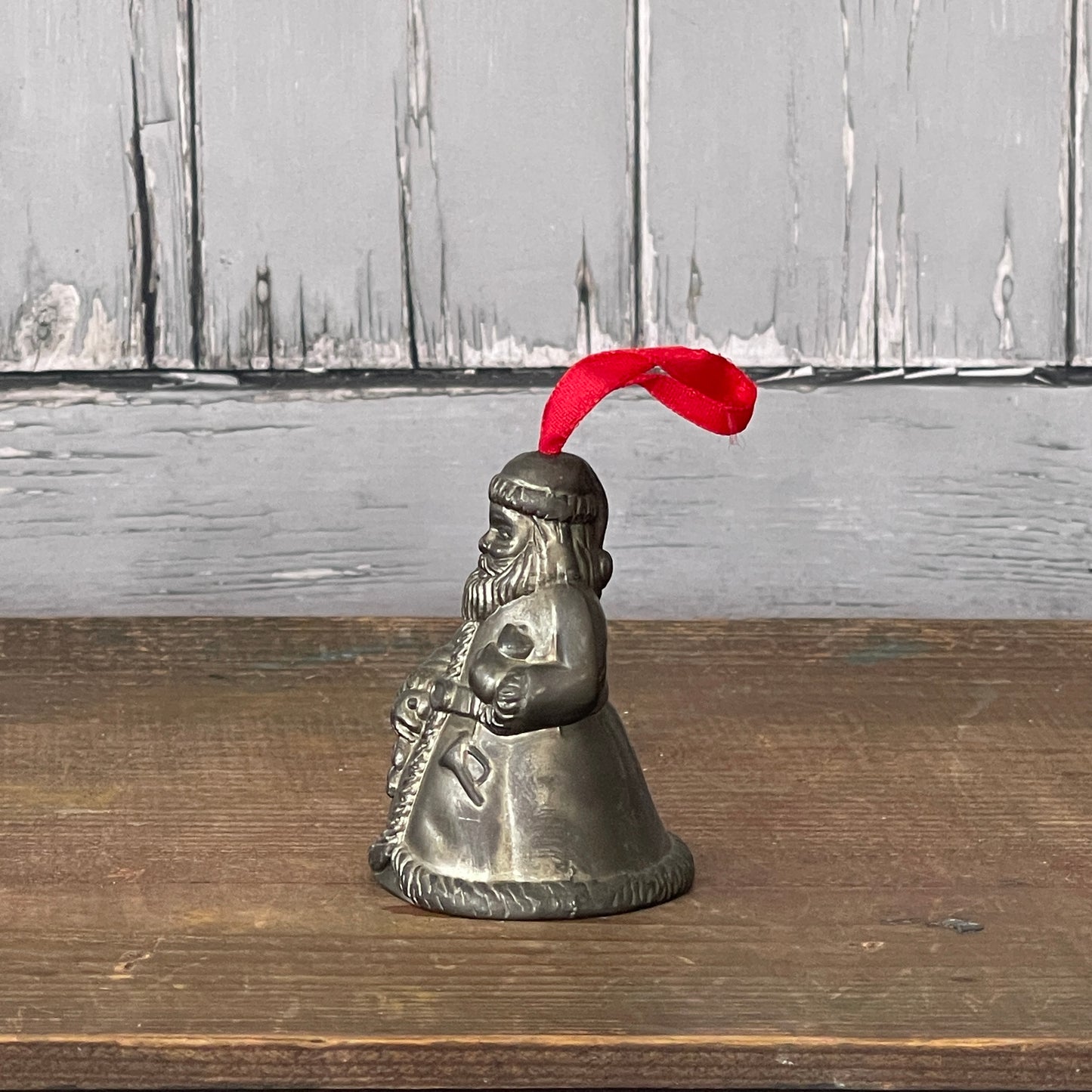 Silver Plated Santa Claus Bell