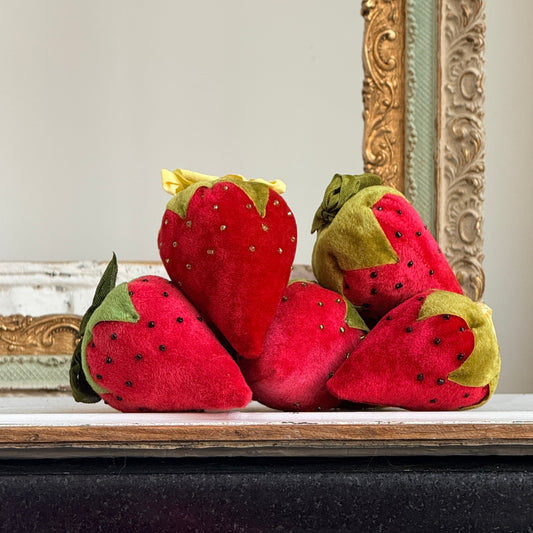 Velvet Strawberries - Classic Red