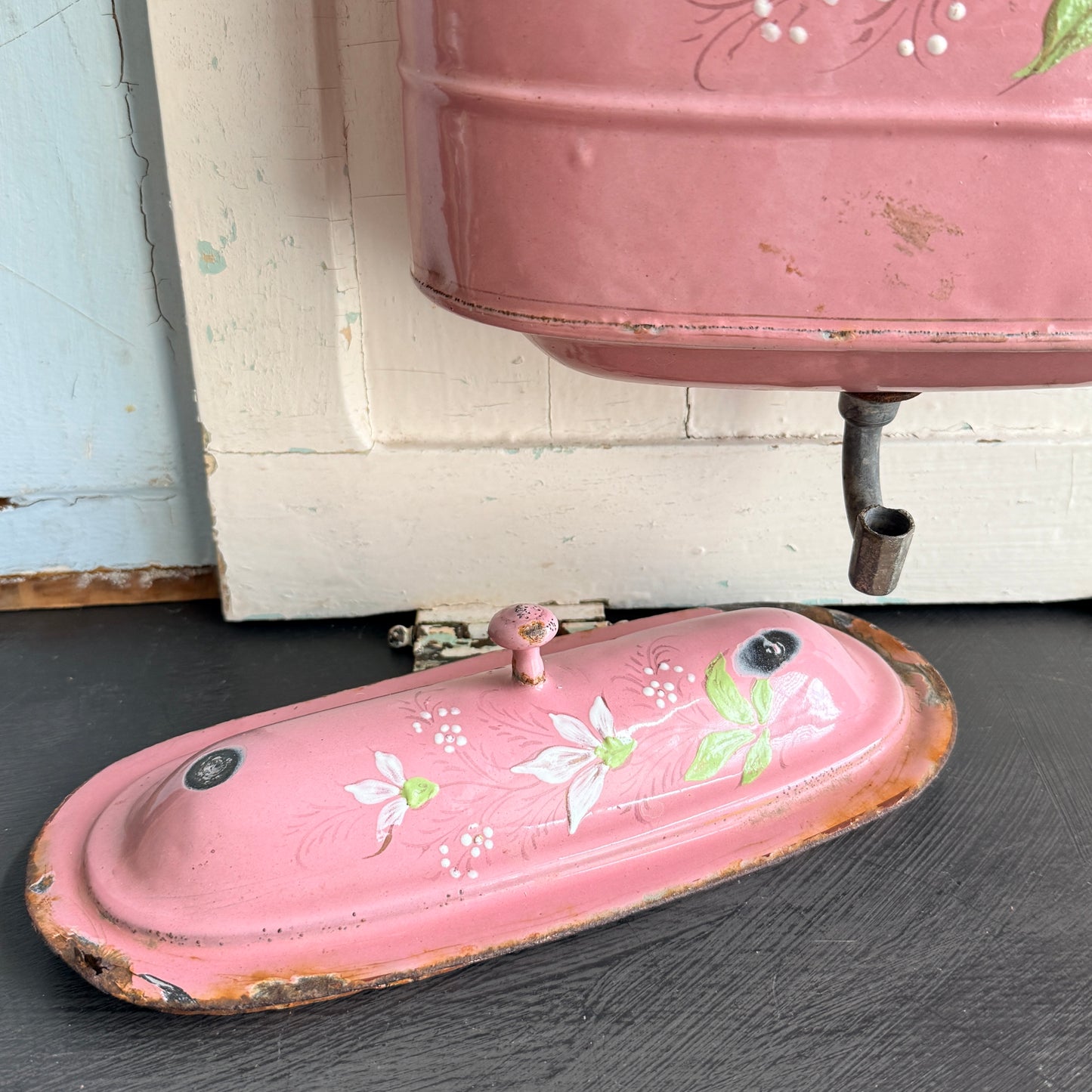 French Enamel Cistern