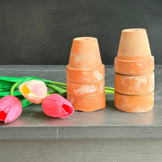 Naturally Aged Terra Cotta Pots