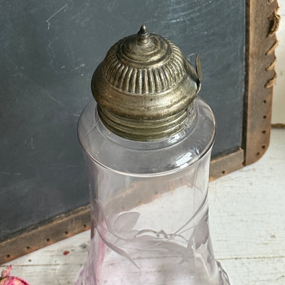 Etched Glass Cruet