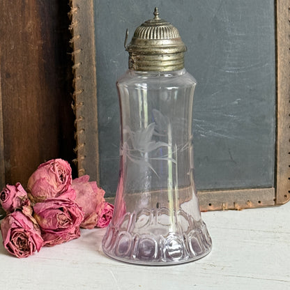 Etched Glass Cruet