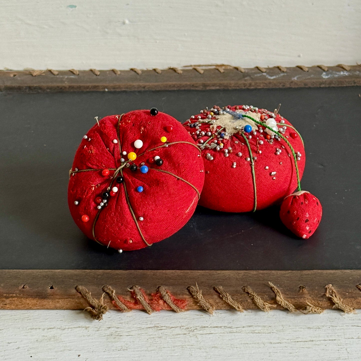 Vintage Tomato Pin Cushions
