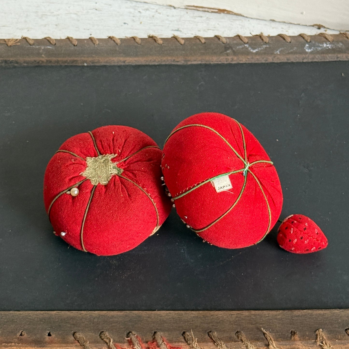 Vintage Tomato Pin Cushions