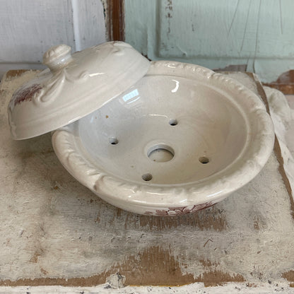 Transferware Soap Dish