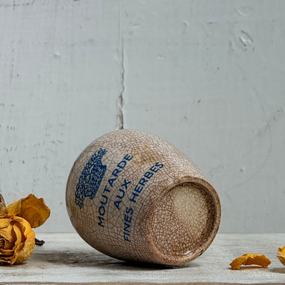 Moutard Aux Fine Herbes-Ironstone Pot