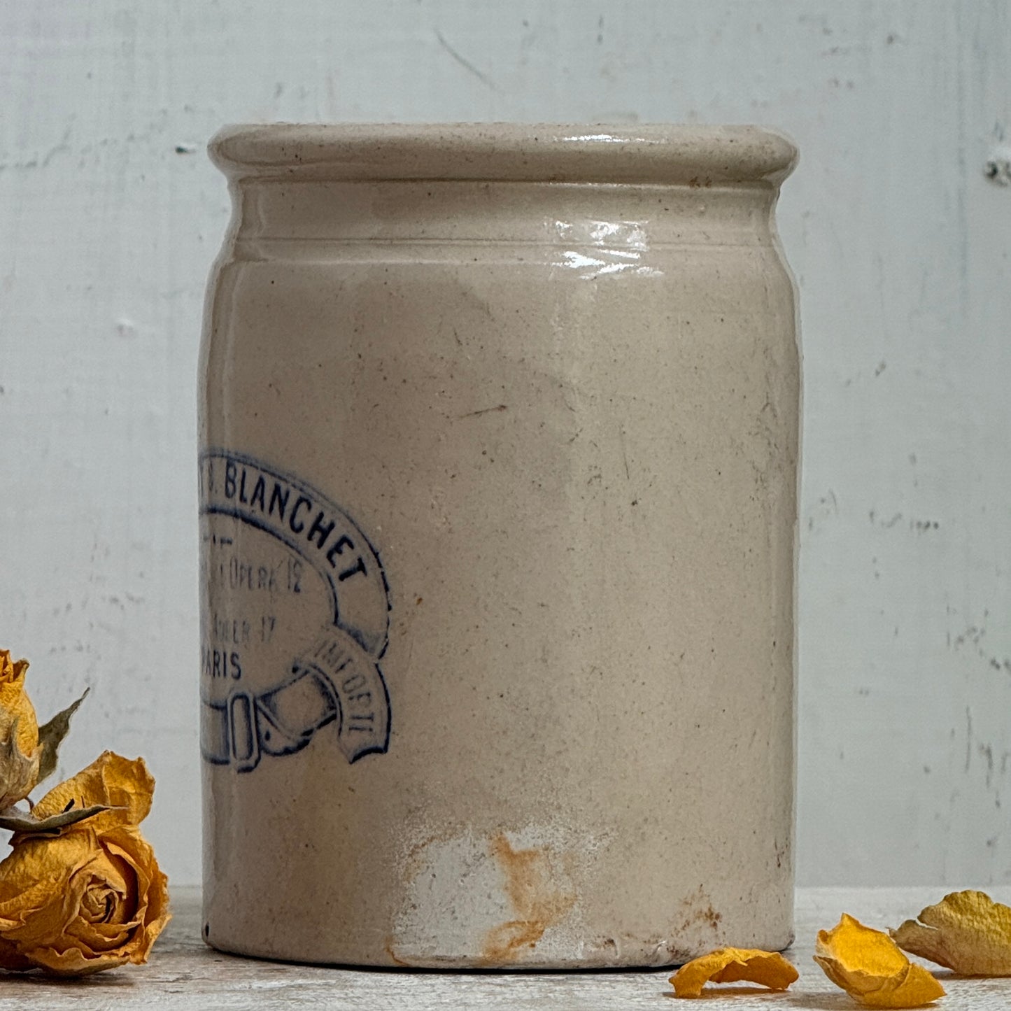 Vermont & Blanchet-Stoneware Crock