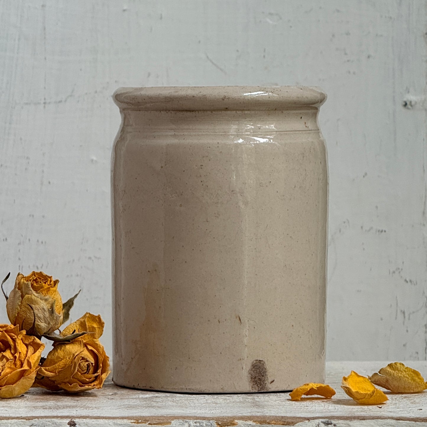 Vermont & Blanchet-Stoneware Crock