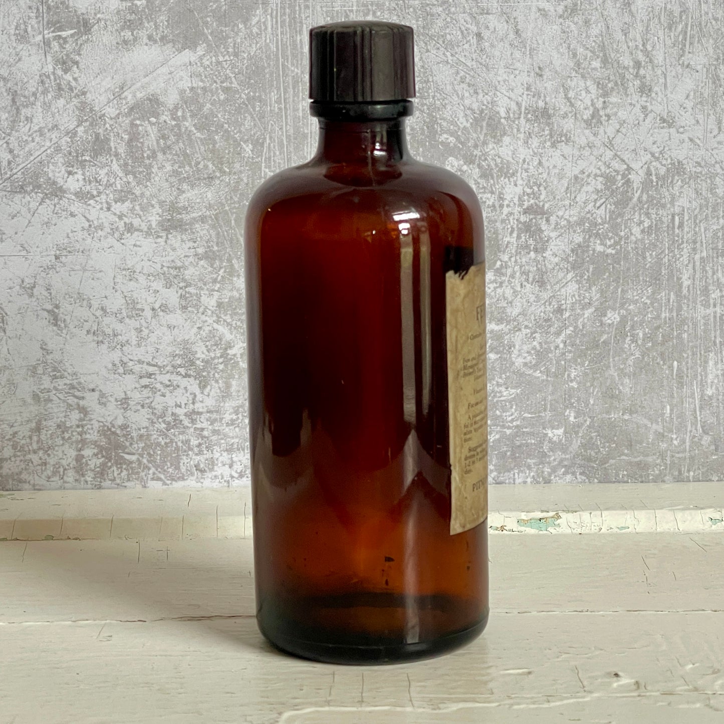 Amber Medicine Bottle